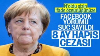 Almanya'da Angela Merkel'e hakaret eden kişiye 8 ay hapis