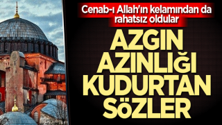 Ayasofya Camisi İmamı Ayet-i Kerime okudu! Azgın azınlık yine kudurdu