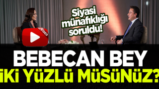 Buket Aydın'dan Ali Babacan'a 'Size iki yüzlü diyorlar' sorusu