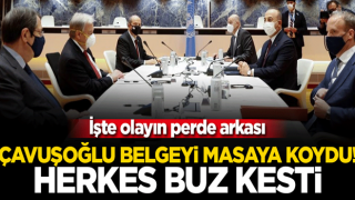 Çavuşoğlu belgeyi masaya koydu! Herkes buz kesti... İşte olayın perde arkası