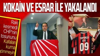 CHP Söke İlçe Başkan Yardımcısı Halil Yıldırım, kokain ve esrarla yakalandı