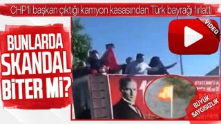 CHP’li Fethiye Belediye Başkanı Alim Karaca’dan büyük saygısızlık! Türk bayrağını yere fırlattı