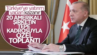 Cumhurbaşkanı Erdoğan, ABD'li şirketlerin yöneticileriyle görüşecek