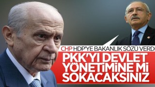 Devlet Bahçeli, CHP'nin HDP'ye bakanlık sözünü eleştirdi