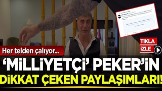 Devrik mafya lideri her telden çalıyor! 'Milliyetçi' Sedat Peker'in dikkat çeken paylaşımları