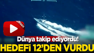 Dünya takip ediyordu! Hedefi 12'den vurdu