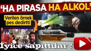 Halk TV alkol ve pırasayı bir tuttular