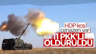 Irak'ın kuzeyinde 11 terörist öldürüldü