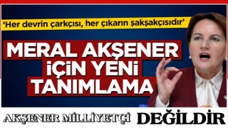 İzzet Ulvi Yönter’dan Akşener’e sert tepki: Her devrin çarkçısı, her çıkarın şakşakçısıdır