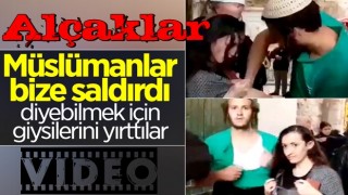 Mescid-i Aksa'ya girmek isteyen Yahudilerin "saldırıya uğradık" oyunu