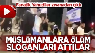 Müslümanlara ölüm sloganları attılar