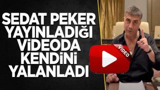 Sedat Peker yayınladığı videoda kendini yalanladı