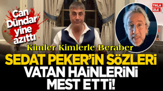 Sedat Peker’in sözleri vatan hainlerini mest etti! Can Dündar yine azıttı