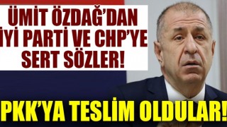 Ümit Özdağ'dan İYİ Parti'ye sert sözler!