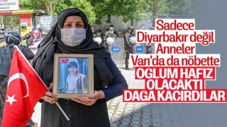 Vanlı ailelerin HDP binası önündeki nöbeti