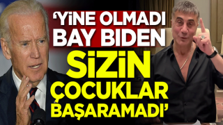 'Yine olmadı bay Biden, sizin çocuklar başaramadı'