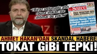 Ahmet Hakan'dan Sözcü Gazetesi'ne tokat gibi cevap: Biraz usturuplu atın...