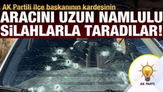 AK Parti Hazro İlçe Başkanı'nın kardeşine silahlı saldırı