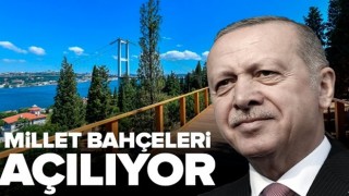 Başkan Recep Tayyip Erdoğan Millet bahçelerini Dünya Çevre Günü’nde açıyor! .