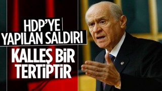 Devlet Bahçeli: HDP’nin İzmir il binasına yapılan saldırı kanlı bir prova