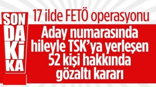 İstanbul merkezli 17 ilde FETÖ operasyonu