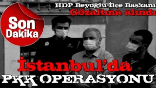 İstanbul'da dev PKK operasyonu! HDP Beyoğlu İlçe Başkanı da gözaltında