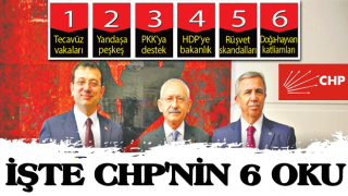 İşte CHP’nin 6 oku