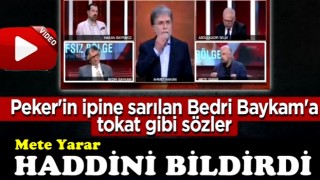 Peker'in ipine sarılan Bedri Baykam'a Mete Yarar'dan tokat gibi cevap