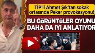 TİP'li Şık'tan sokak ortasında Sedat Peker provokasyonu! Bu görüntüler oynanan oyunu daha da iyi anlatıyor