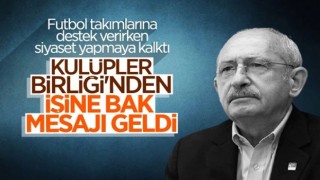 Kulüpler Birliği'nden Kılıçdaroğlu'na yanıt: Futbolun paydaşları tarafından çözülmeli