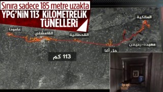 YPG'nin Haseke'de Türkiye sınırı hattında 113 kilometrelik tünelleri bulundu