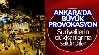 Ankara'da Suriyelilerin dükkanlarına saldırdılar