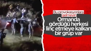 Aydın'da orman yakmak isteyen teröristler iddiası olay çıkardı