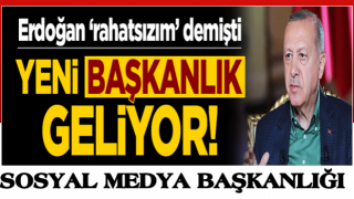 Başkan Erdoğan sinyali vermişti! Sosyal Medya Başkanlığı kuruluyor