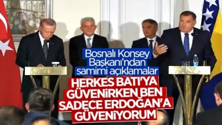 Bosna Hersek Devlet Başkanlığı Konseyi Başkanı Dodik'in Cumhurbaşkanı Erdoğan'a güveni