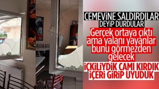 Cemevine saldırı yalanını polis ortaya çıkardı