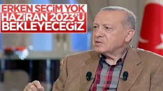 Cumhurbaşkanı Erdoğan: Seçim 2023'te, muhalefet işine baksın