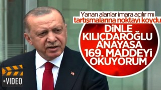 Cumhurbaşkanı Erdoğan: Yanan bölgeler tekrar ağaçlandırılacak