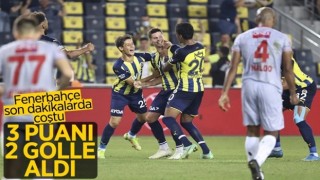 Fenerbahçe evinde Antalyaspor'u 2 golle geçti