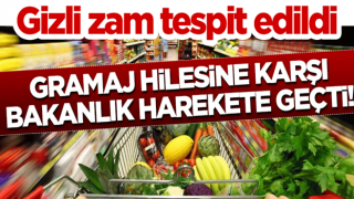 Gramaj hilesine karşı bakanlık harekete geçti! Gizli zam tespit edildi