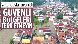 İçişleri Bakanlığı uyardı: Sel alanlarında güvenli bölgeleri terk etmeyin