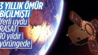 İlk milli gözlem uydusu RASAT, yörüngede 10'uncu yılını tamamladı