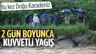 Meteoroloji’den Rize ve Artvin için yağış uyarısı