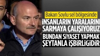 Süleyman Soylu: Tüm köylere helikopterle jeneratör gönderiyoruz