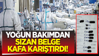 Yoğun Bakım servisinden paylaşılan görüntü tartışma konusu oldu! İşte kafa karıştıran o liste