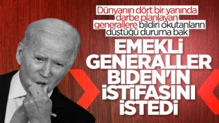 ABD'de 87 emekli general, Joe Biden'a istifa mektubu yazdı