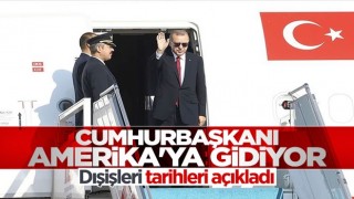 Cumhurbaşkanı Erdoğan'dan ABD'ye ziyaret