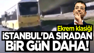 Ekrem klasiği... İstanbul'da sıradan bir gün daha