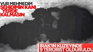 Irak'ın kuzeyinde 9 PKK'lı terörist etkisiz hale getirildi