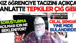 Kız öğrenciye tacizini açık açık anlattı! Celal Şengör'ün mide bulandıran açıklamasına tepki yağdı